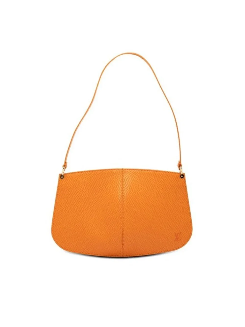 Louis Vuitton Epi Pochette Dumilune Handbag Orange Leather